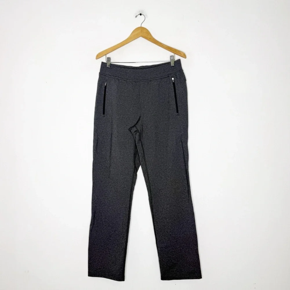 Lululemon Men’s Discipline Pants Heathered Gray Black Size Large Straight Leg